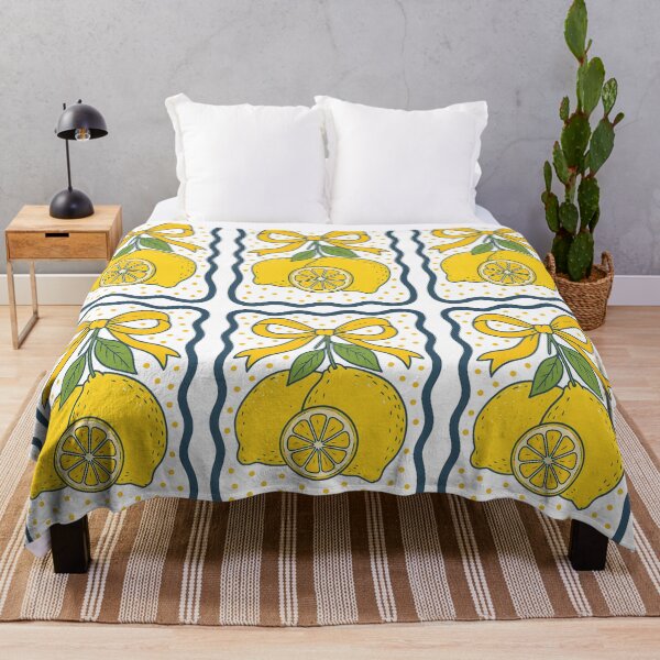 Item preview, Lemon Coquette – Summer Citrus Design for Lemonade Lemon Lovers designed and sold by EmeraldeaArt.