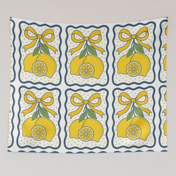Item preview, Lemon Coquette – Summer Citrus Design for Lemonade Lemon Lovers designed and sold by EmeraldeaArt.