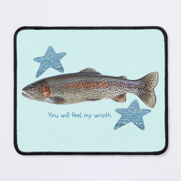 Item preview, Angry fish designed and sold by WizardOfWhimsy.