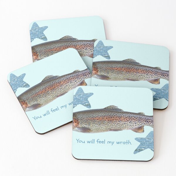 Item preview, Angry fish designed and sold by WizardOfWhimsy.
