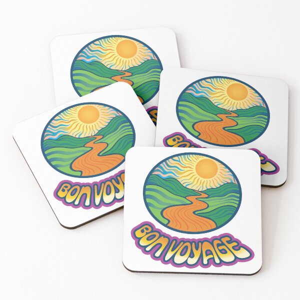 Item preview, Bon Voyage! A colorful psychedelic journey designed and sold by davidartcorner.