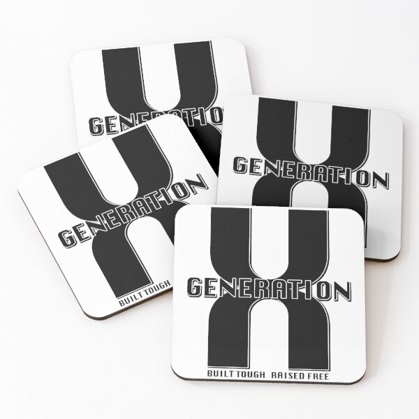 Item preview, Generation X – Built Tough, Raised Free designed and sold by Pulse Creativity Designs.