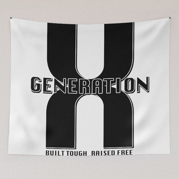 Item preview, Generation X – Built Tough, Raised Free designed and sold by Pulse Creativity Designs.