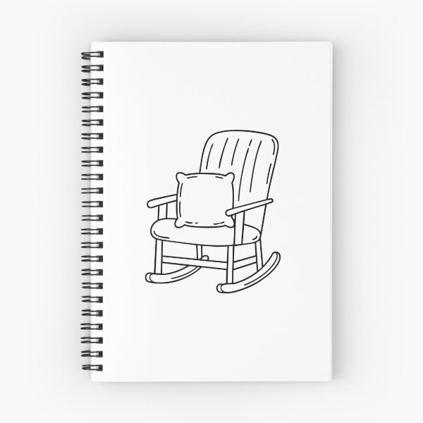 Item preview, pillow resting on a rocking chair in a quiet corner designed and sold by rasagamastore.