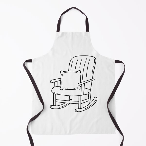 Item preview, pillow resting on a rocking chair in a quiet corner designed and sold by rasagamastore.