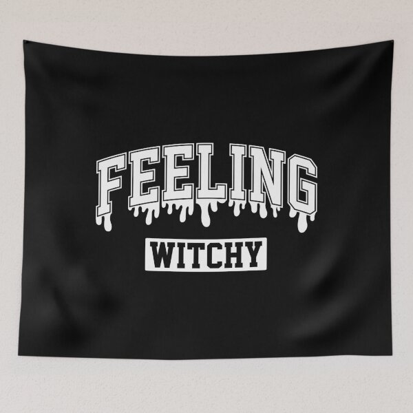 Item preview, Feeling Witchy Bold Gothic Dripping Letter Art designed and sold by elevenmaniac.