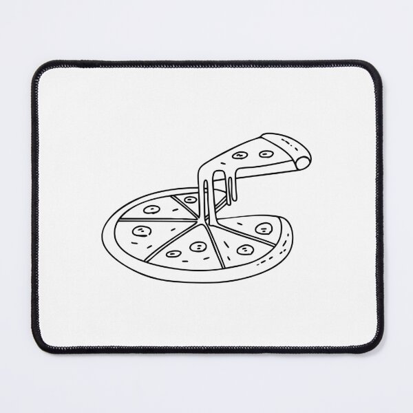 Item preview, pizza with melted cheese stretching as a slice is lifted designed and sold by rasagamastore.