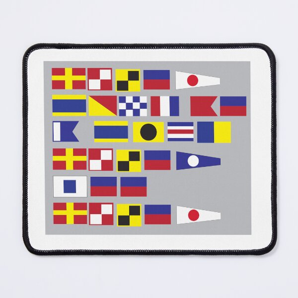 Item preview, Lenguaje de la bandera naval, designed and sold by ASKEW GRAPHICS.