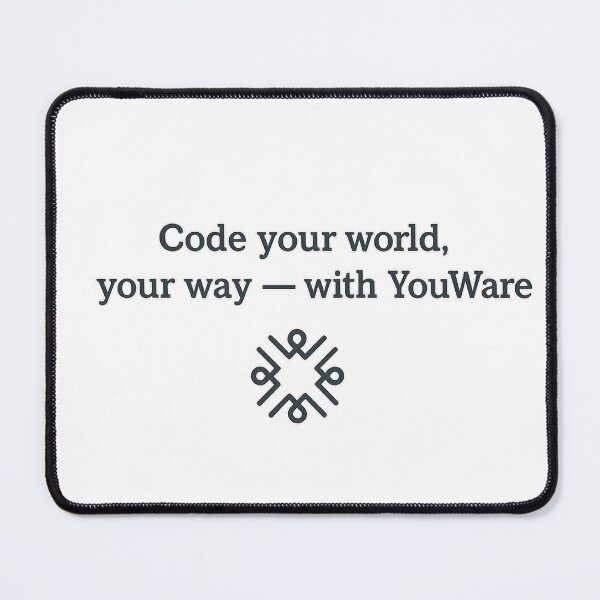 Item preview, Code Your World Your Way – Minimal Tech Programmer Slogan Design designed and sold by OddlyOriginal.