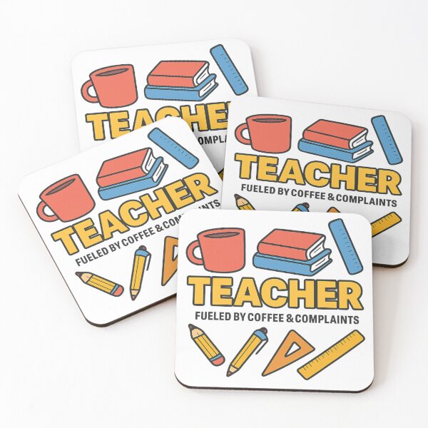 Item preview, Teacher – Fueled by Coffee & Complaints – Funny Back to School Design designed and sold by B-M-Store.