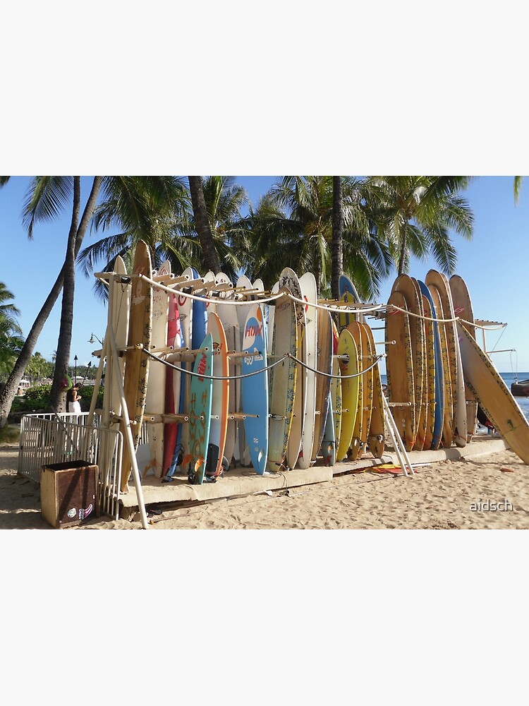 "Hawaii surfboards" Poster by aidsch Redbubble