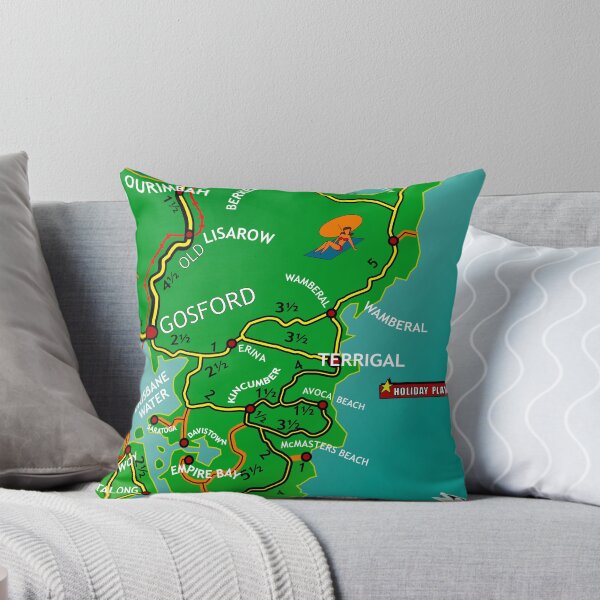 Item preview, Central Coast N.S.W Australia MAP designed and sold by ASKEW GRAPHICS.