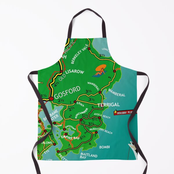 Item preview, Central Coast N.S.W Australia MAP designed and sold by ASKEW GRAPHICS.
