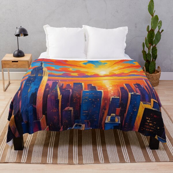Item preview, Sunset Over New York City designed and sold by MurellosArt.
