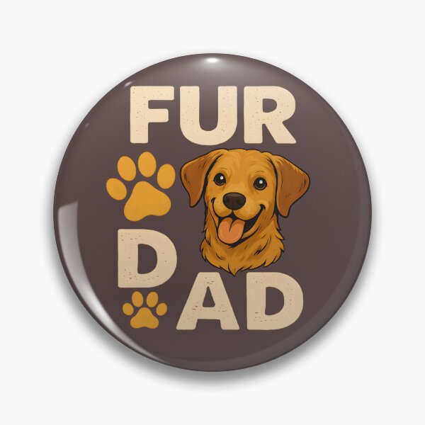 Artikelvorschau, Fur Dad T-Shirt – Lustiges Hundeliebhaber-Geschenk für Haustier-Väter, Golden Retriever-Design entworfen und verkauft von MatvHelen.