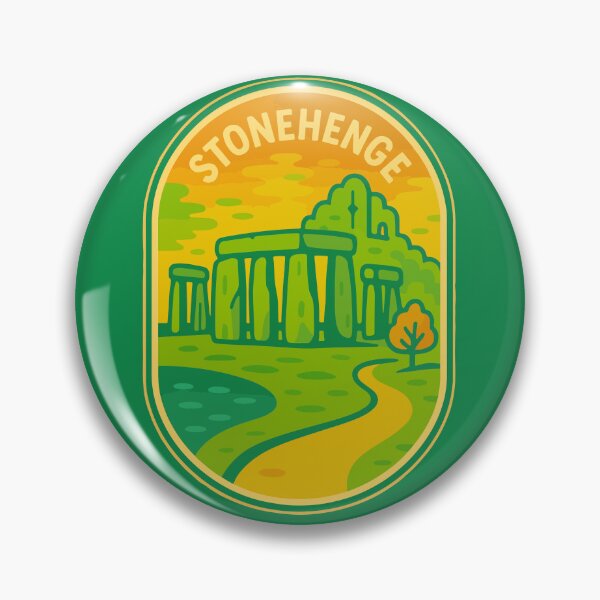Item preview, Stonehenge Travel Souvenir Sticker designed and sold by rogue-design.