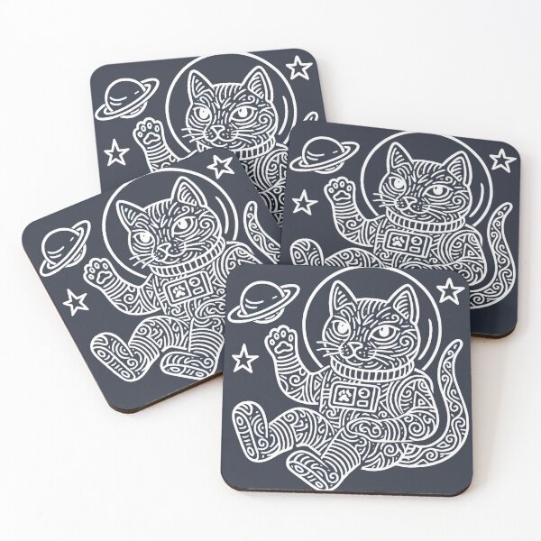 Item preview, Cute Cat in Spacesuit designed and sold by SteinHead.