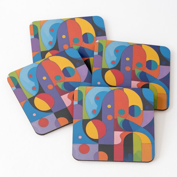 Item preview, Colorful Geometric Abstract Art designed and sold by MurellosArt.