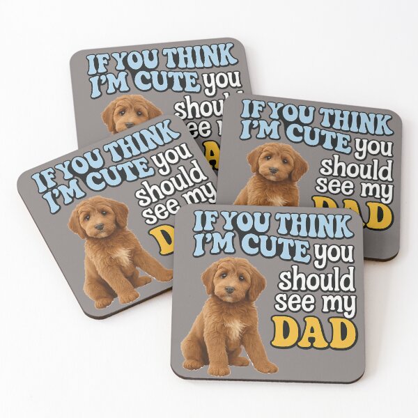 Item preview, australian doodle dog - golden labradoodle puppy designed and sold by mokato.
