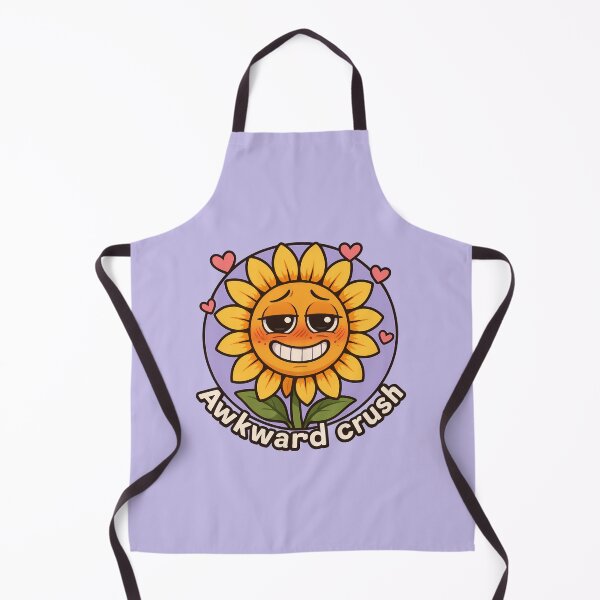 Item preview, Awkward Crush Blushing Sunflower Art designed and sold by Yuliya Brush.