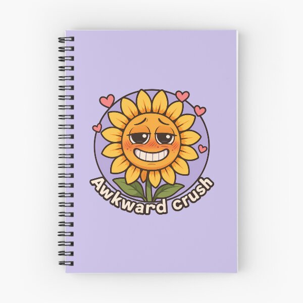 Item preview, Awkward Crush Blushing Sunflower Art designed and sold by Yuliya Brush.