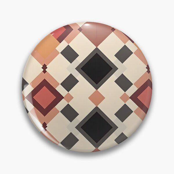 Item preview, Mid Century Modern  Diamond Pattern Red designed and sold by Prints and Lifestyle.