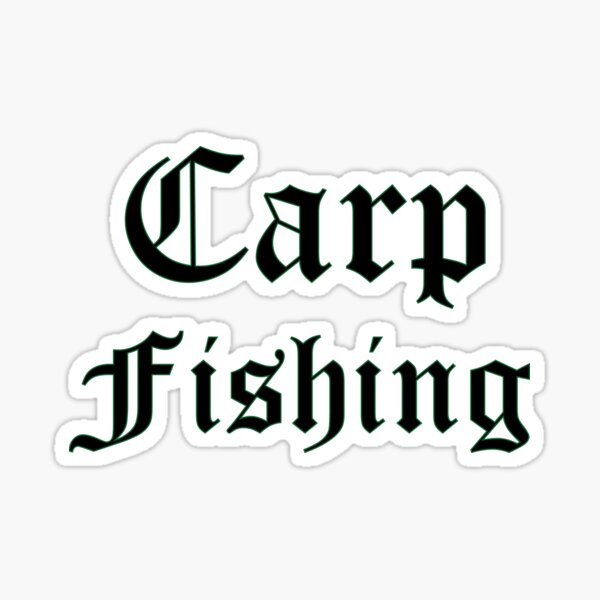 Carp fishing Sticker
