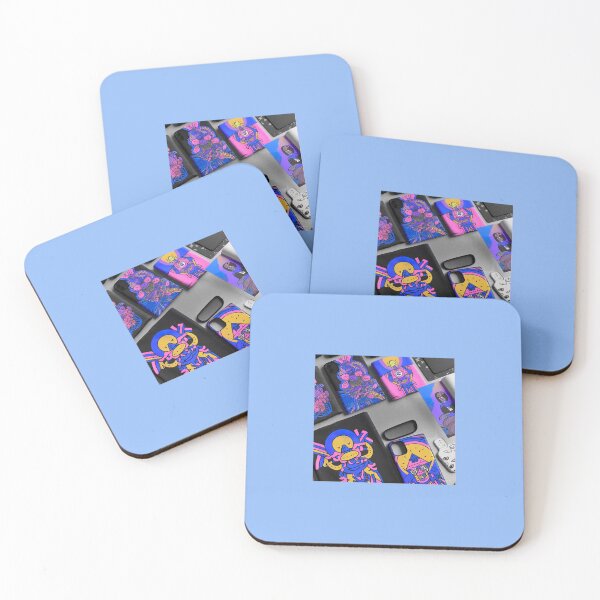 Item preview, Colorful Abstract Neon Tribal Characters designed and sold by Cute Chahat Studio.