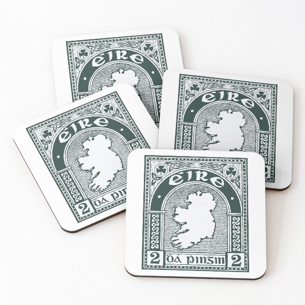 Item preview, Vintage Irish Postage Stamp designed and sold by Angry Swan Designs.