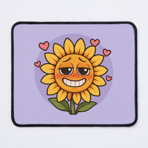 Item preview, Blushing Sunflower Awkward Crush Art designed and sold by Yuliya Brush.