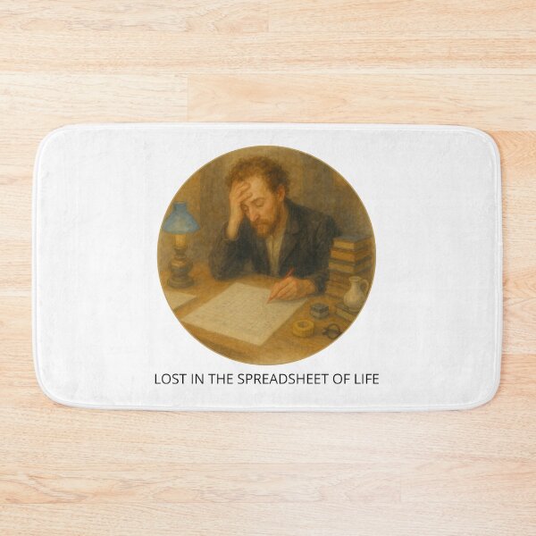 Item preview, Lost in the Spreadsheet of Life designed and sold by TheActionMe.