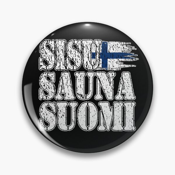 Item preview, SISU SAUNA SUOMI Finland Finnish ancient nordic steamroom and sisu means courage designed and sold by Jt41.