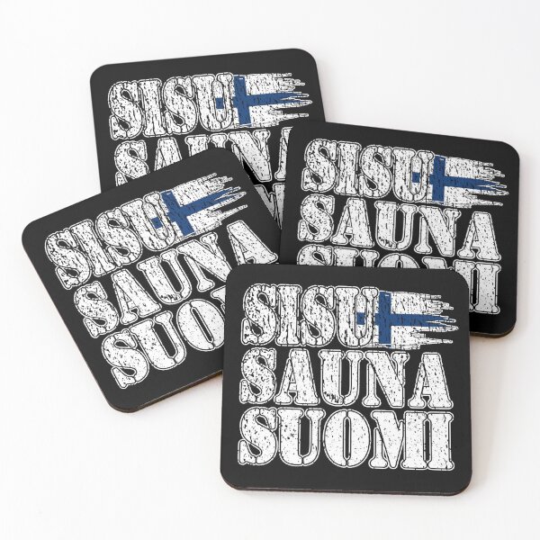 Item preview, SISU SAUNA SUOMI Finland Finnish ancient nordic steamroom and sisu means courage designed and sold by Jt41.