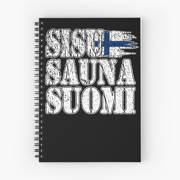 Item preview, SISU SAUNA SUOMI Finland Finnish ancient nordic steamroom and sisu means courage designed and sold by Jt41.