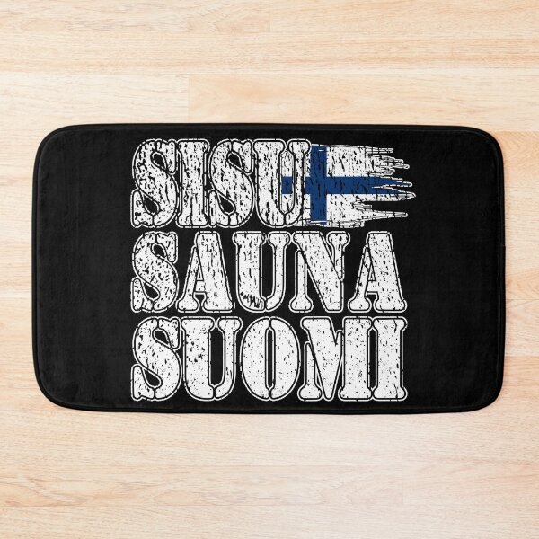 Item preview, SISU SAUNA SUOMI Finland Finnish ancient nordic steamroom and sisu means courage designed and sold by Jt41.
