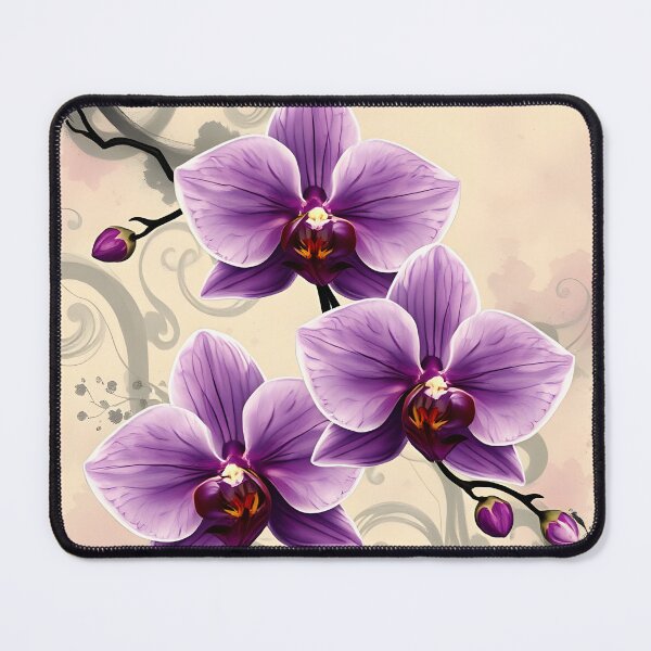 Item preview, Purple orchid branch designed and sold by 2-Seraphira.
