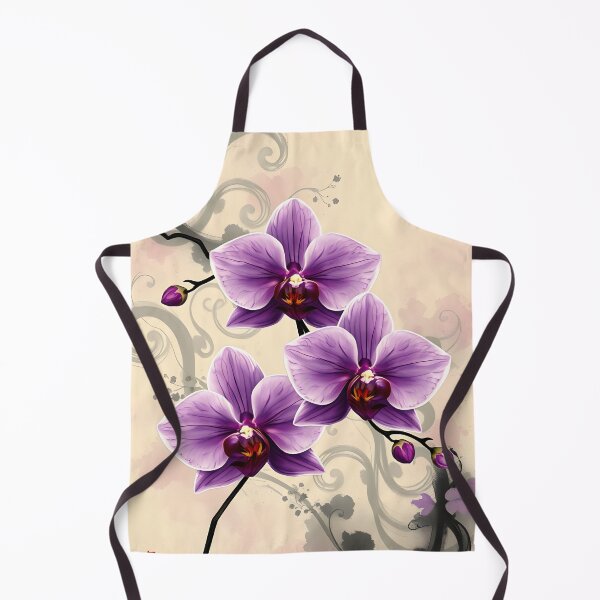 Item preview, Purple orchid branch designed and sold by 2-Seraphira.