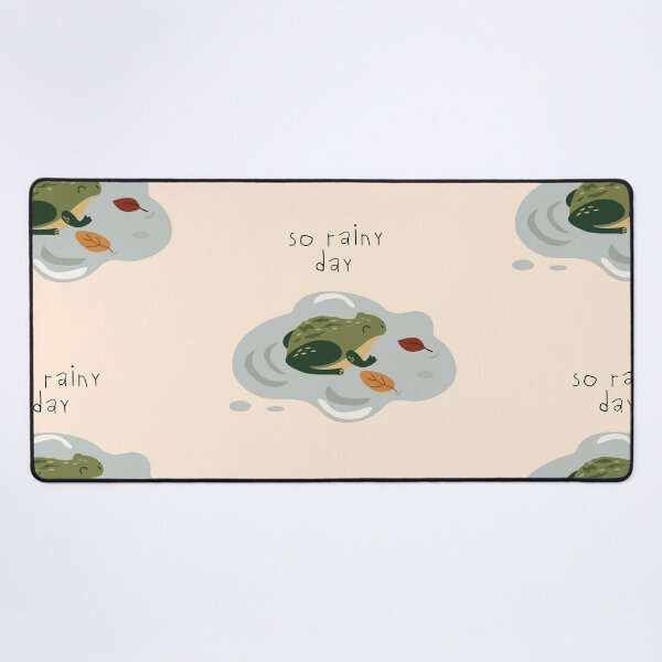 Item preview, So rainy day art with cute frog designed and sold by Luamor.