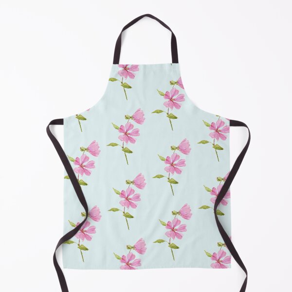 Item preview, pink hibiscus moscheutos, swamp rose mallow watercolour flowers designed and sold by ColorandColor.