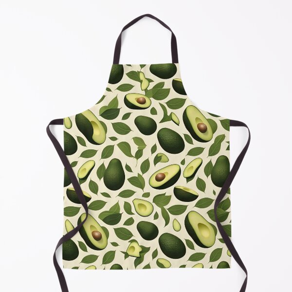 Item preview, Fresh Green Avocado and Leaves Pattern designed and sold by Found Dream.
