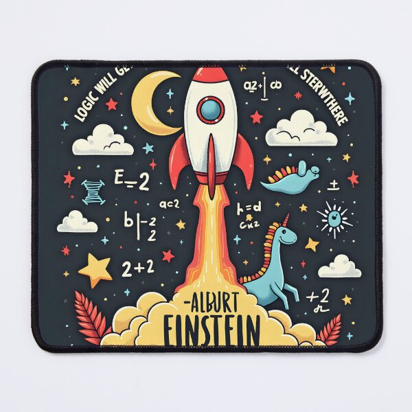 Item preview, Imagination Ignites: Whimsical Space Quote Design by “Alburt Einstein” designed and sold by TeeWyrm.