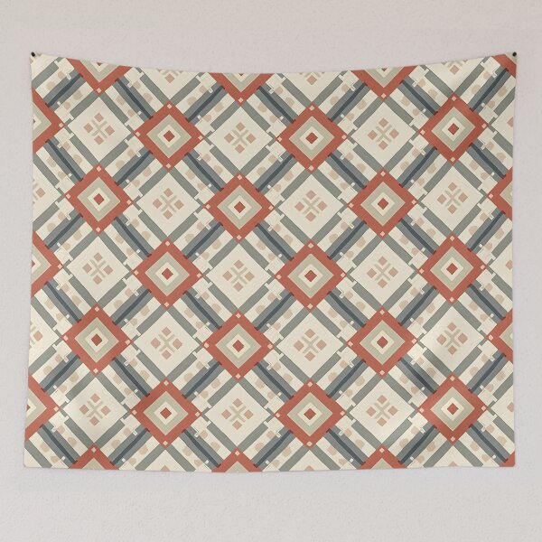Artikelvorschau, Mid-Century Modern Rautenmuster entworfen und verkauft von Prints and Lifestyle.