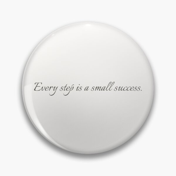 Item preview, Every step is a small success – gentle progress quote print designed and sold by KWkindwaves.
