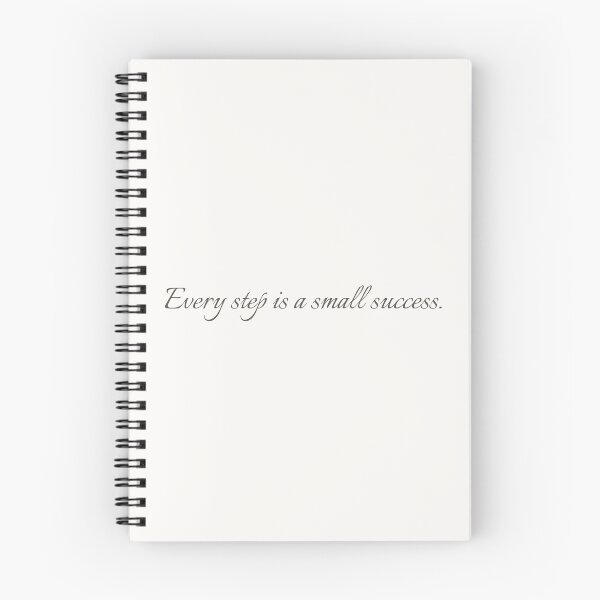 Item preview, Every step is a small success – gentle progress quote print designed and sold by KWkindwaves.