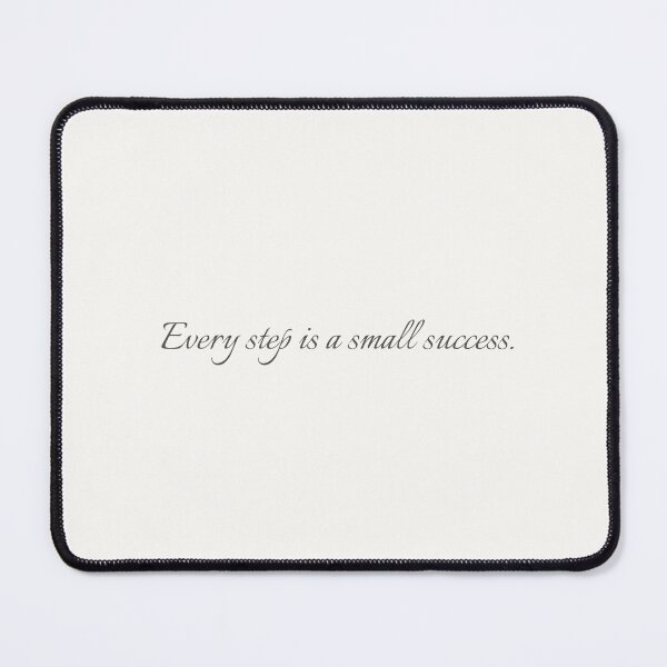 Item preview, Every step is a small success – gentle progress quote print designed and sold by KWkindwaves.