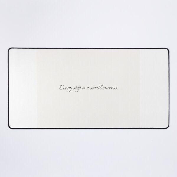 Item preview, Every step is a small success – gentle progress quote print designed and sold by KWkindwaves.