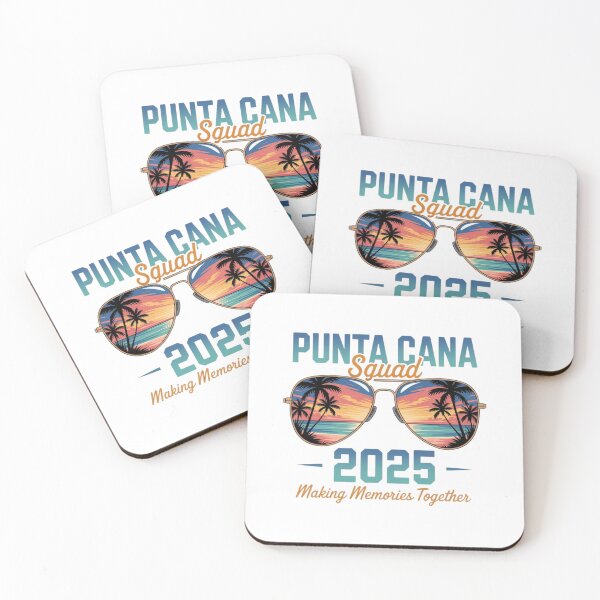 Item preview, Funny And Cool Punta Cana Squad 2025 Retro Summer Vacation Friends Trip  designed and sold by MotivaChic.