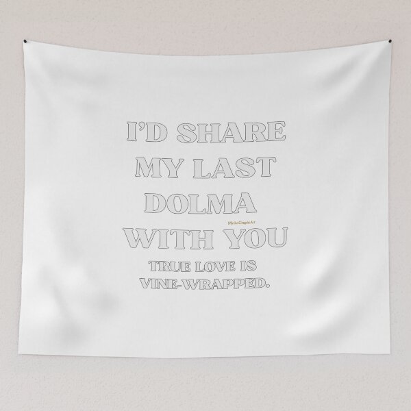 Item preview, Greek Food Love – Dolma Sharing Design designed and sold by mythographiaart.