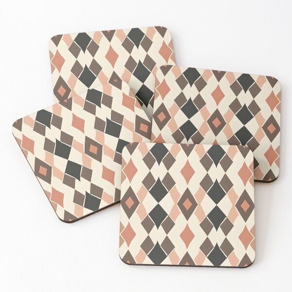 Item preview, Mid Century Modern  Diamond Pattern designed and sold by Prints and Lifestyle.