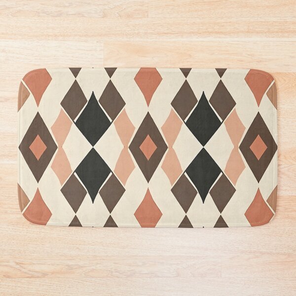 Artikelvorschau, Mid-Century Modern Rautenmuster entworfen und verkauft von Prints and Lifestyle.